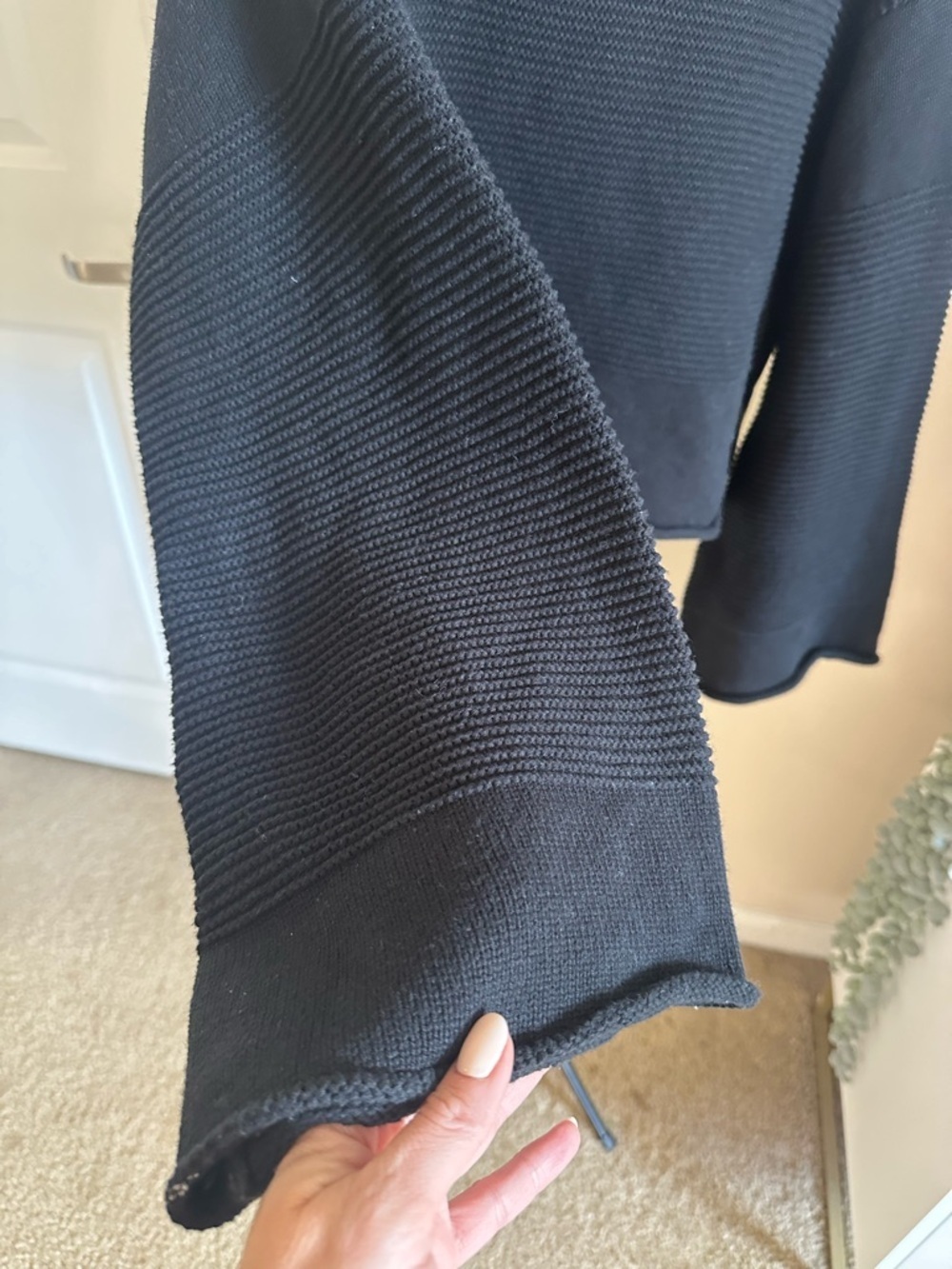 Princess Polly Black Cheyenne Sweater Cotton Blend - Picture 5 of 8